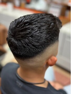 アポロカットステージ 相模大野店 アップバング/ツーブロックマッシュ<理容室>[メンズ/相模大野]