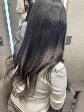 ニーナ ビューティーサロン(NINA Beauty Salon) スモーキーgrayハイライト♪#エクステ#エクステハイライト