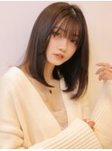 《Agu hair》ショコラベージュエアストレート