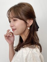 ノイ(noi) 顔周りレイヤーカットくびれヘアミルクティーベージュカラー