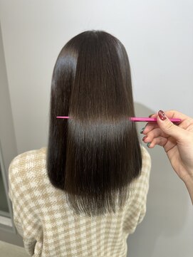 ヘアーアンドビューティーザ エフ(Hair Beauty the F) *艶髪_METEO_髪質改善トリートメント_アッシュブラウン_m54