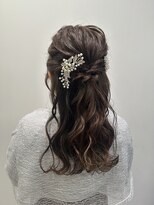 レオニード 表参道(LEONID) 岡田≫結婚式お呼ばれハーフアップアレンジ