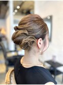 【結婚式ヘアアレンジ】