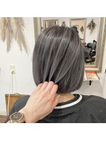 ヘアメイク アンフィ(amphi)&nbsp;バレイヤージュグレージュ..~*＊.