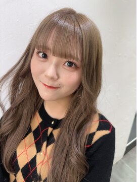 ポプルス(popls) ブリーチダブルカラーミルクティーベージュ