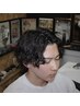 平日11時～16時カット＋波巻パーマ（フェード+￥５５０）