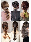 個性際立つ編み込みアレンジ6選