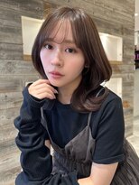 エヌアイ オモテサンドウ(ni omotesando) 透明感カラー グレージュカラー くびれヘア【肥田亜沙美】