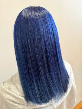 イーストハムヘッドショップ(EAST HAM head shop) ケアブリーチ/髪質改善カラー/艶髪ストレート/美髪/ブルー