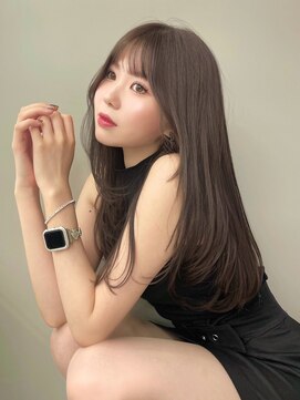 ロンドウル 熊本(Lond ulu) 暗めカラー/レイヤーカット/髪質改善/縮毛矯正/韓国ヘア