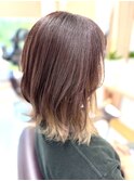 ダブルカラー★インナーカラーです！