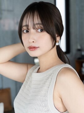 エインアンリー 明治神宮前(AIN.ANLY.) イメチェンミディアムレイヤーロングレイヤーカット顔周りカット