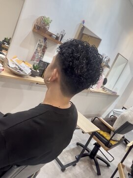 紡 プードルパーマ