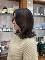 プランタンアヴェダ(printemps AVEDA)&nbsp;ブリーチ履歴を活かしたセクションカラー