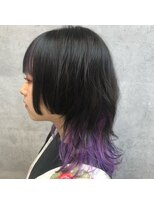 TONE（トーン）by Chara 池袋 髪質改善 ダブルカラー 【4月上旬OPEN（予定）】&nbsp;ラベンダーパープルのウルフカット【池袋東通り】