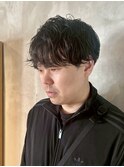 逗子葉山メンズカットメンズマッシュスパイラルパーマ眉毛m70