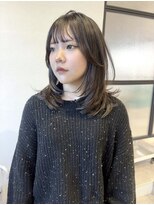 ラーム 出雲朝倉店(rame)&nbsp;顔周りレイヤー×アッシュグレー
