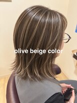 ヘアーリゾートサロン リチェット(Hair Resort Salon Ricetto)&nbsp;olive beige color