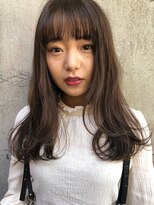 パーク(PAAQ)&nbsp;【Yuki】柔らかグレイジュ/ロングレイヤー/シースルーバング