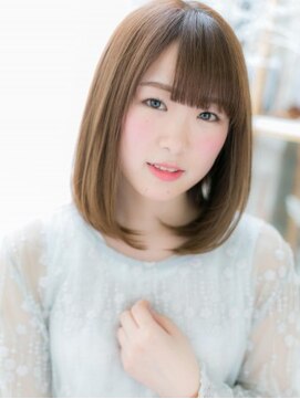 モッズヘア 越谷(mod's hair) *mod's越谷*大人かわいいナチュラルストレートロブa!