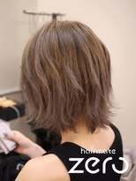 ヘアメイクゼロ 坂戸駅前店(hairmake zero)&nbsp;Wカラー　シアーベージュ