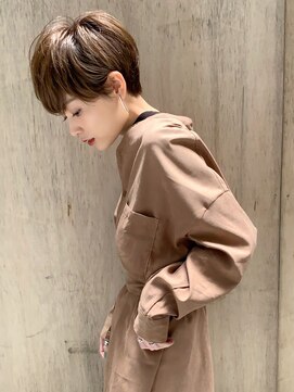 アヴァロン(AVALON) 耳にかけてもいい大人可愛い×マッシュショート◎