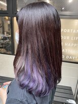 シュプール(SPUL)&nbsp;インナーカラー☆ムラサキ