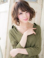 クオーレ ヘア アンジュ 水戸店(CUORE HAIR ange)&nbsp;*ange水戸*…ナチュラルカラー無造作ウェーブパーマふわミディa