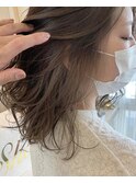 インナーカラー×シアベージュ[Clarus溝の口]