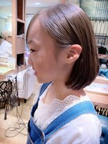 ヘアサロン アティリー(Hair Salon Attirer)&nbsp;西梅田/ボブ/グレーベージュ/白髪ぼかし【Attirer飯田裕之】