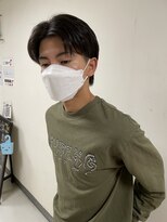 シェノン サントル(CHAINON CENTRE)&nbsp;センターパート/マッシュ/着物ヘア/着物ヘア/メルティカラー