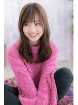 ミック 日暮里店(miq) 毛先カール女子力UP♪ビターショコラくせ毛風セミディc1