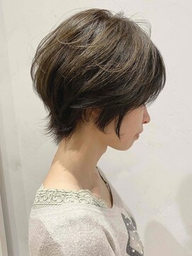 ヴァンクシー バイ ルナ(VANKCY by Luna) ミディアムヘア ショコラベージュ ボブルフ ベビーバング 小顔