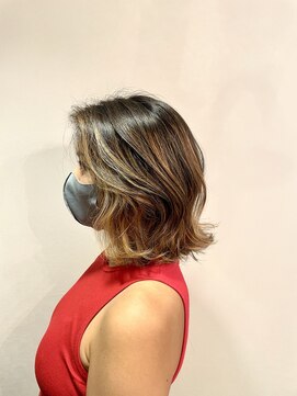 ヘアーアンドメイクアップ ケー インターナショナル 神楽坂(Ke' International) バレイヤージュ