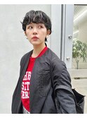 【早瀬忍 梅田中津】ニュアンスショートパーマ