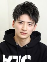 リップス 表参道店(LIPPS)&nbsp;ショートセンターパート【ツーブロック刈り上げ】