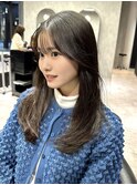 韓国ヘア レイヤーカット 表参道 カーテンバング