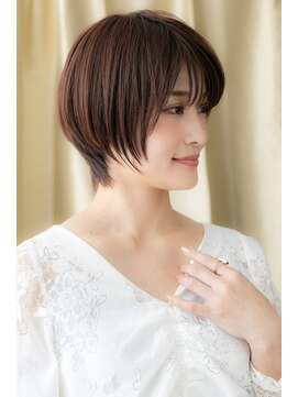 カバーヘア ブリス 戸田公園西口店(COVER HAIR bliss) シルキーベージュ丸みショートマッシュ308X戸田公園30代40代50代