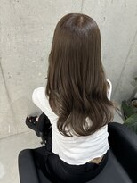 シェノン 近鉄奈良店(CHAINON)&nbsp;ブリーチなしWケアカラー×シアーベージュ