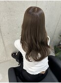 ブリーチなしWケアカラー×シアーベージュ