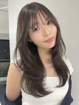トイ(TOI)&nbsp;韓国風レイヤーカット/グレージュ/2wayバング