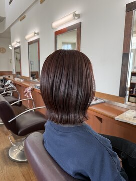 トップヘアー 本店(TOP HAIR) 【TOPHAIR】外ハネボブレッド×TEN