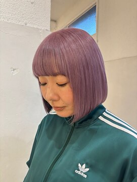 ボブとピンク【天間　彩香】