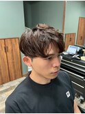 スペインカール／スパイキーショート/ブルーブラック/柏