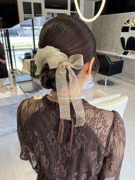 髪屋 紬 タイトアレンジ/ヘアアレンジ/お呼ばれヘア