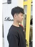 【メンズ限定】メンズカット＋シャンプー+眉カット　￥5,500