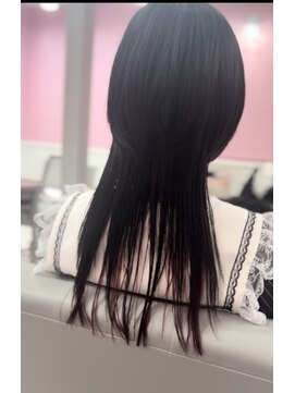 グラスペディア(graspedia) デザインカラー/ワインレッド/ブラック/ウルフ/クラゲヘアー