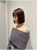 【hinana】切りっぱなしボブ