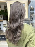 ハイライトあり＊アッシュグレージュ