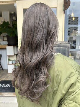 ヘアーガーデン ミルクティ(Har Garden Milk tea) ハイライトあり*アッシュグレージュ
